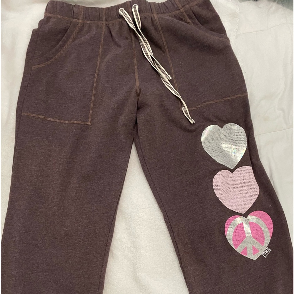 NEW HTF VS PINK BOYFRIEND STYLE SWEATPANTS